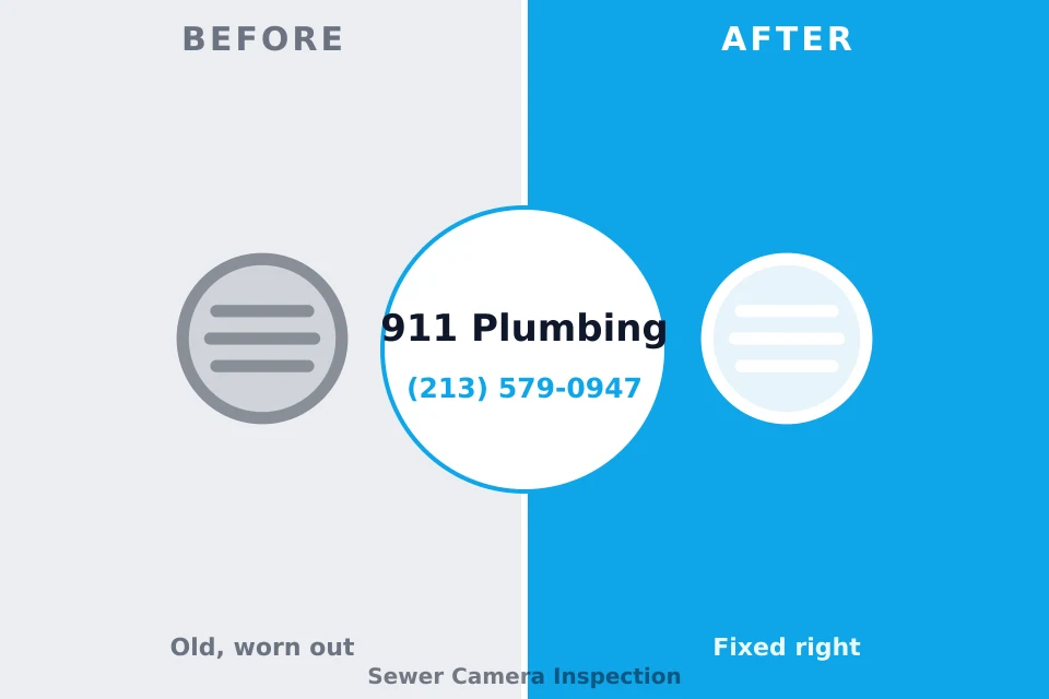 Before and after: plumbing repair New Orleans, LA